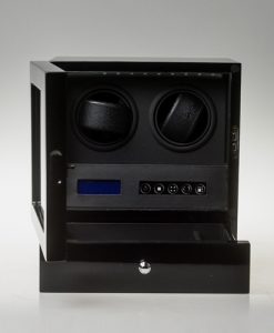 Double Watch Winder-S202-LB-open1 | Zoser