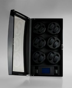 Cabinet Watch Winder-088-6BB-T-open1 | Zoser