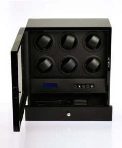 Cabinet Watch Winder-S206-LB-open1 | Zoser