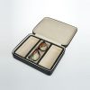 Leather Glasses Box-3GL-B-open-Zoser