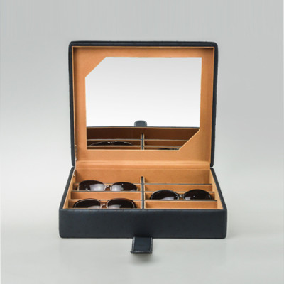 Leather Glasses Box-PG207-BL-Zoser