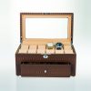 Leather Watch Box-10+12MBrC-open1-Zoser