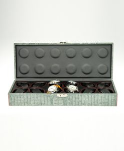 Leather Watch Box-12W-MGB-open1 | Zoser