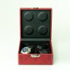 Leather Watch Box-4W-MRB | Zoser