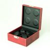 Leather Watch Box-4W-MRB-open-Zoser