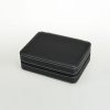 Leather Watch Box-4W-PU-B-close-Zoser