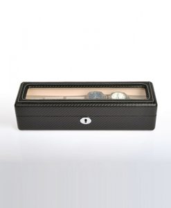 Leather Watch Box-6W-KC-close1 | Zoser