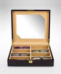 Wooden Glasses Box-G011EC1-open1 | Zoser