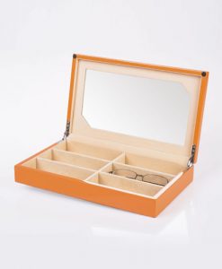 Wooden Glasses Box-G106-OC-open | Zoser