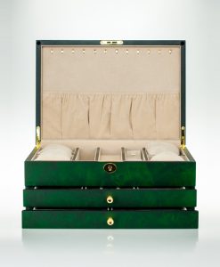 Wooden Jewelry Box-TG501GEC-M-open2 | Zoser